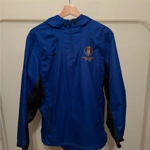 Nike X Copa America Soccer 2016 Blue Quarter-Zip Windbreaker